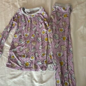 Little Sleepies Purple Breakfast Pajama Set